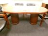 6FT OVAL CONFERENCE TABLE WITH 6 CHAIRS - 2
