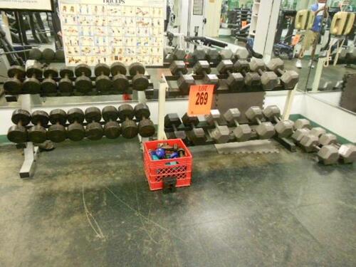 ASST'D DUMBBELLS WITH RACKS