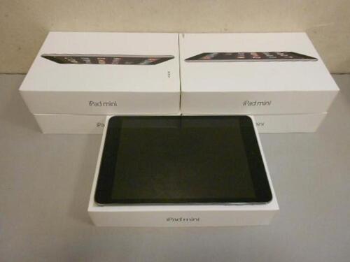 LOT OF 5 iPAD MINI 2 A1489 TABLET 32GB WITH BOX AND CHARGER