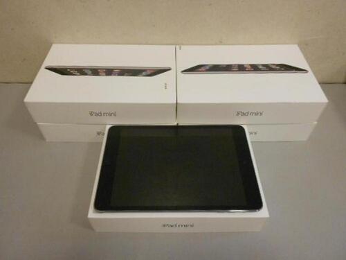 LOT OF 5 iPAD MINI 2 A1489 TABLET 32GB WITH BOX AND CHARGER