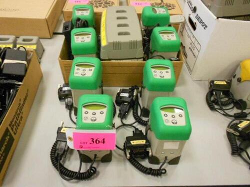 LOT OF 8 PAXAR MONARCH SIERRA SPORT2 9460NP PORTABLE PRINTER WITH BATTERY AND CHARGER