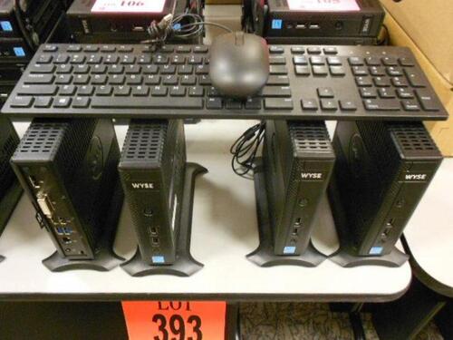 LOT OF 12 DELL WYSE M-DXOD THIN CLIENTS 16G FLASH 4G RAM KEYBOARD & MOUSE