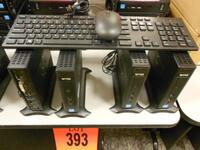 LOT OF 12 DELL WYSE M-DXOD THIN CLIENTS 16G FLASH 4G RAM KEYBOARD & MOUSE