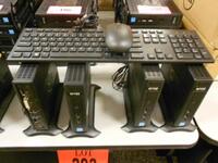 LOT OF 12 DELL WYSE M-DXOD THIN CLIENTS 16G FLASH 4G RAM KEYBOARD & MOUSE