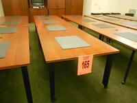 LOT OF 2, 7FT TRAINING ROOM TABLES