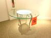 4FT ROUND TABLE/GLASS TOP