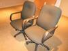 LOT OF 2 , 7FT TRAINING ROOM TABLES WITH 4 CHAIRS - 3