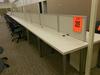 CALL CENTER 20 PERSON WORKSTATION WITH DIVIDER