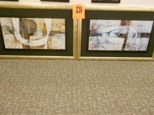 LOT OF 2 FRAMED ARTWORK