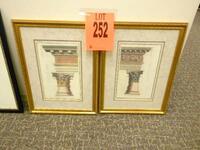 LOT OF 2 FRAMED ARTWORK