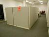 PANEL WORKSTATION WITH 8 4DRW FILE CABINETS - 4