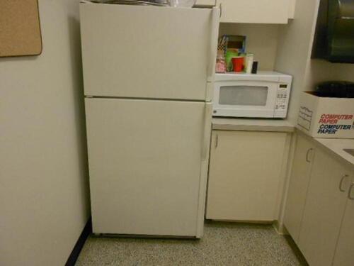 KENMORE REFRIGERATOR AND MICROWAVE