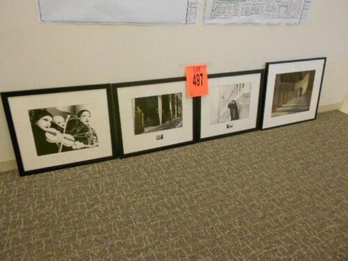 LOT OF 4 FRAMED PRINTS