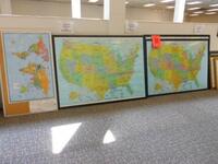 ASST'D FRAMED US MAPS