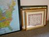 ASST'D FRAMED US MAPS - 2