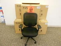 LOT OF 7 BLACK TASK CHAIRS( NEW)