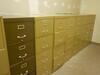 LOT OF 9 ASST'D 4DRW FILE CABINETS