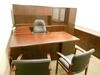 'U'' SHAPE DESK,CABINETS,2 LATERALS,TABLE,3 CHAIRS - 2