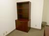 DESK,CREDENZA W/HUTCH,CABINET AND 3 CHAIRS - 4