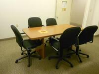 6FT CONFERECE TABLE WITH 5 CHAIRS
