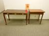 LOT OF 2 CONSOLE TABLES