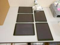 LOT OF 5 iPAD AIR A1474 TABLET 32GB WITH CHARGER (NO BOX)