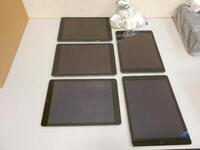 LOT OF 5 iPAD AIR A1474 TABLET 32GB WITH CHARGER (NO BOX)