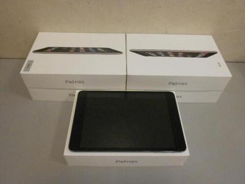 LOT OF 5 iPAD MINI 2 A1489 TABLET 32GB WITH BOX AND CHARGER