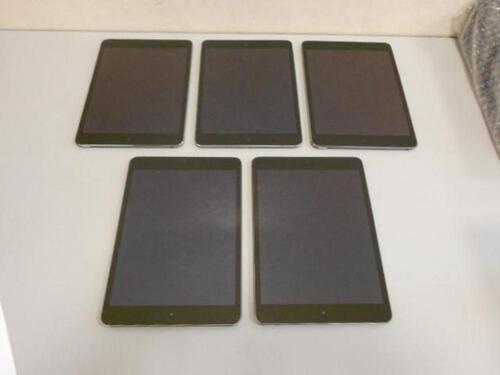 LOT OF 5 iPAD MINI 2 A1489 TABLET 32GB (NO BOX OR CHARGER)