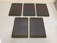 LOT OF 5 iPAD MINI 2 A1489 TABLET 32GB (NO BOX OR CHARGER)