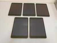 LOT OF 5 iPAD MINI 2 A1489 TABLET 32GB (NO BOX OR CHARGER)