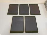 LOT OF 5 iPAD MINI 2 A1489 TABLET 32GB (NO BOX OR CHARGER)