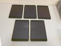 LOT OF 5 iPAD MINI 2 A1489 TABLET 32GB (NO BOX OR CHARGER)