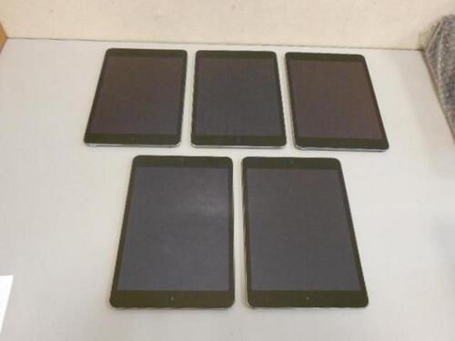 LOT OF 5 iPAD MINI 2 A1489 TABLET 32GB (NO BOX OR CHARGER)