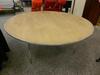 LOT OF 5 72'' ROUND FOLDING TABLE WITH TABLE CLOTH - 2