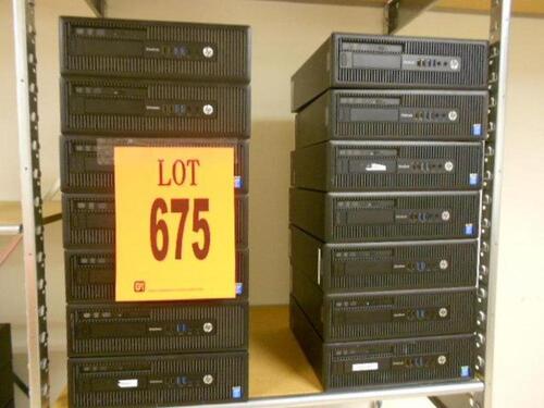 LOT OF 14 ELITEDESK 800 G1 SFF PC ( NO HARD DRIVE)