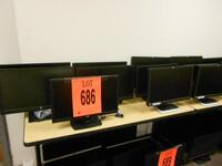 LOT OF 11 HP 22'' MONITOR