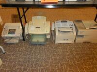 LOT OF 5 ASST'D FAX MACHINE