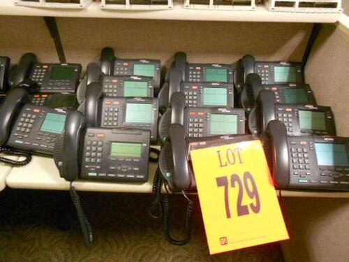 (LOT OF 22) NORTEL M3904 PHONE UNIT BLACK