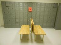 LOCKER ROOM W/2 BENCHES