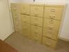 DESK,TABLE,CHAIR,8 4DRW FILE CABINETS - 3