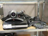 POLYCOM MPTZ-9 EAGLE EYE CONFERENCING VIDEO CAMERA WITH POLYCOM HDX 8000 VIDEO CONFERENCING SYSTEM, POLYCOM SOUNDSTATION 2 AND REMOTE CONTROLL