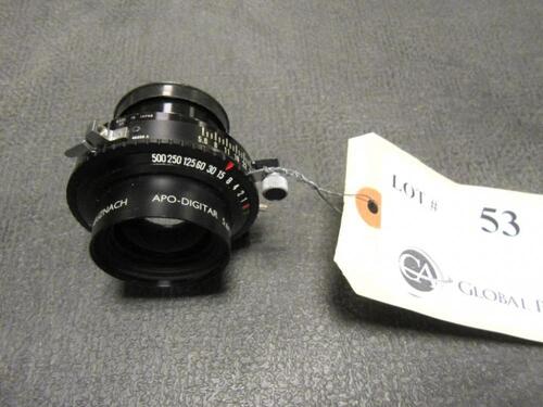 SCHNEIDER APO-DIGITAR 5.6/120 M-26 MC LENS WITH COPAL #0 SHUTTER