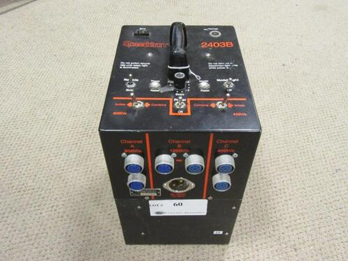 SPEEDTRON 2403B POWER SUPPLY