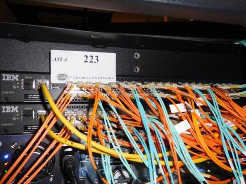 (2) IBM 2498-B40 SAN40B-4 EXPRESS 8GBPS FC SWITCH 40-PORT (ROW 8 - RACK 1) (DELAYED PICKUP 8-28-18 THRU 8-30-18)