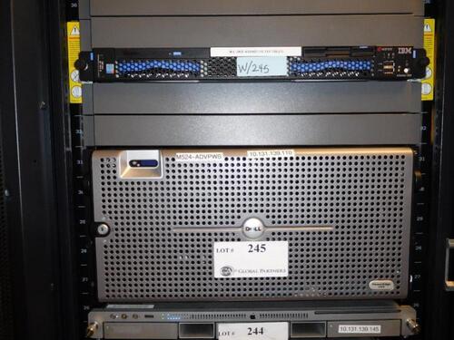 (LOT) ASST'D SERVERS (1) DEL POWEREDGE 2900, (1) IBM XSERIES 306 AND (1) CISCO SERVER (ROW 9 - RACK 1) AND (ROW 9 - RACK 4) (DELAYED PICKUP 8-28-18 TH