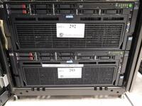 HP PROLIANT DL580 G7 4 X INTEL XEON E7 4380 V3 2.1GHZ, WITH 2 X 146GB 6G DP 15K SAS HARD DRIVES (ROW 1 - RACK 4) (DELAYED PICKUP 8-28-18 THRU 8-30-18)