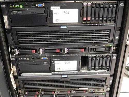 HP PROLIANT DL580 G5 2 X 36GB 15K SCSI HARD DRIVES (ROW 1 - RACK 4) (DELAYED PICKUP 8-28-18 THRU 8-30-18)