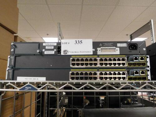 (3) CISCO WS-C2960S 24PS-L GIGABIT ETHERNET SWITCHES