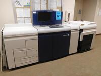 XEROX NUVERA 100 MX PRODUCTION SYSTEM, (MISSING PLASTIC COVER ON PRODUCTION STACKER)